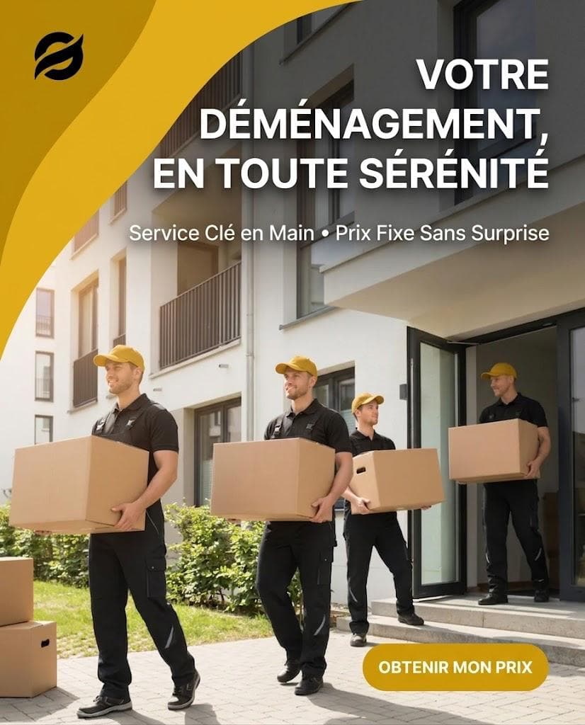 Créative publicitaire pour une entreprise de déménagement