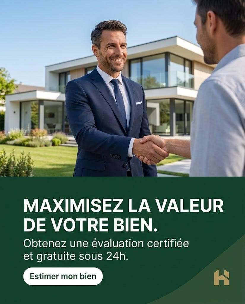 Créative publicitaire pour une agence immobilière