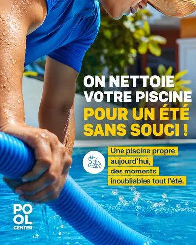 Publicité entretien de piscine